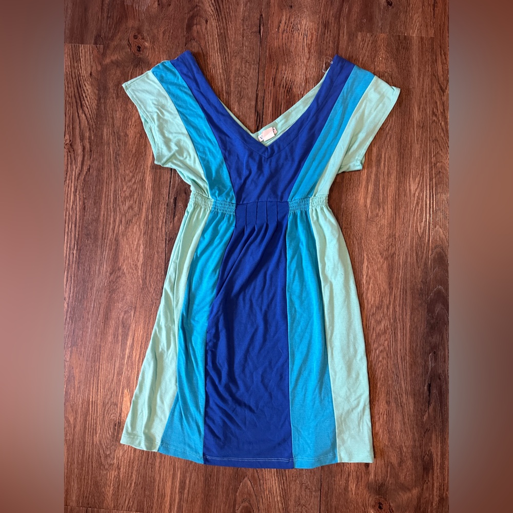 VENUS Blue and Green dress